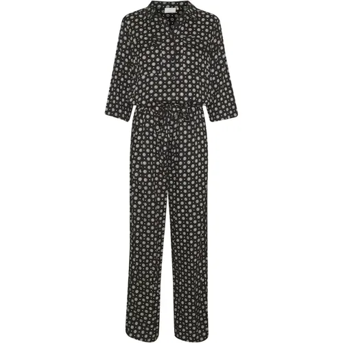 Tie/Dot Jumpsuit Pants , female, Sizes: M, S, 3XL, XL, 2XL, XS, L - Kaffe - Modalova