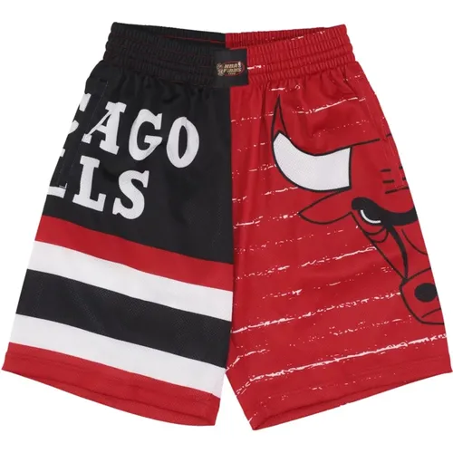 Chicago Bulls NBA Basketball Shorts , Herren, Größe: M - Mitchell & Ness - Modalova