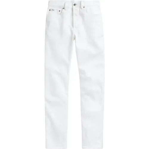 Slim Fit Weiße Jeans , Damen, Größe: W27 - Polo Ralph Lauren - Modalova