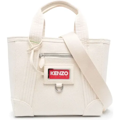 Elegant Co Fabric Handbag , female, Sizes: ONE SIZE - Kenzo - Modalova