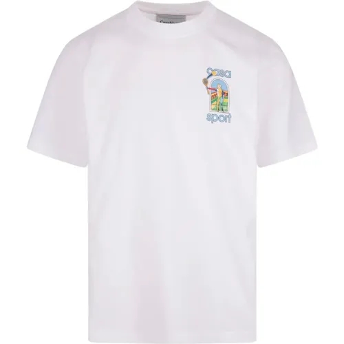 T-shirts and Polos , male, Sizes: S, M, 2XL - Casablanca - Modalova