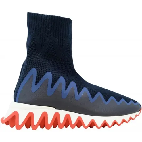 Sharky Sock Sneakers , Damen, Größe: 37 1/2 EU - Christian Louboutin - Modalova