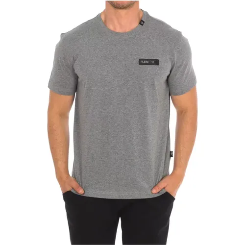 Kurzarm T-Shirt mit Markendruck - Plein Sport - Modalova