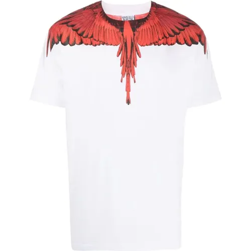 Icon Wings T-shirts and Polos , male, Sizes: XL - Marcelo Burlon - Modalova