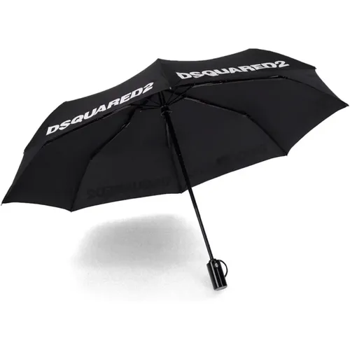 Schwarzer Logo-Regenschirm - Dsquared2 - Modalova