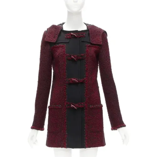 Pre-owned Wool outerwear , female, Sizes: S - Chanel Vintage - Modalova