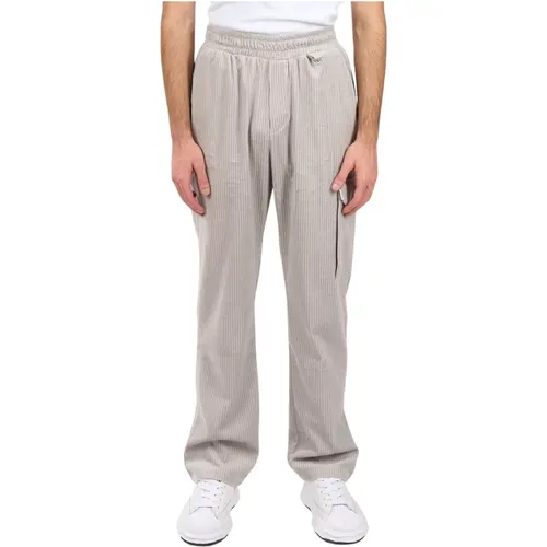 Corduroy cargo pants with pockets , male, Sizes: M, XL, L, S - Family First - Modalova