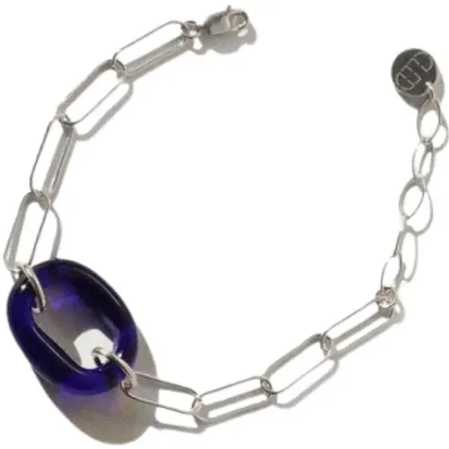 Armband mit ozeanblauem Edelstein - Cled - Modalova