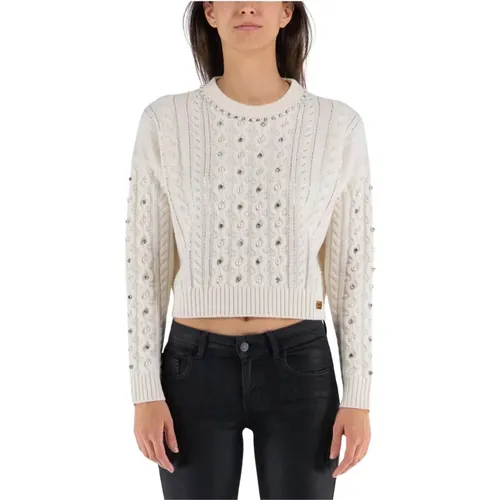 Tricot Sweater , female, Sizes: M - Elisabetta Franchi - Modalova