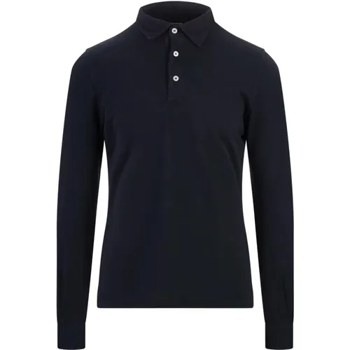 Long-Sleeved Polo Shirt , male, Sizes: 4XL, 2XL - Fedeli - Modalova