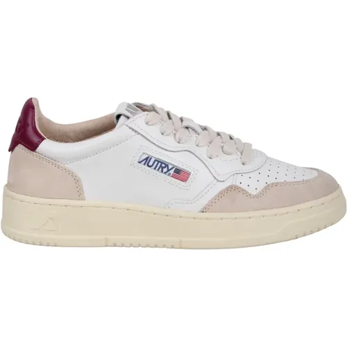 Color Block Sneakers with Leather Panels , female, Sizes: 4 UK, 3 UK, 7 UK, 5 UK, 6 UK - Autry - Modalova