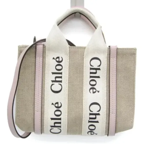 Pre-owned Canvas shoulder-bags , female, Sizes: ONE SIZE - Chloé Pre-owned - Modalova