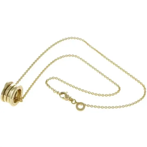 Pre-owned Gold necklaces , female, Sizes: ONE SIZE - Bvlgari Vintage - Modalova