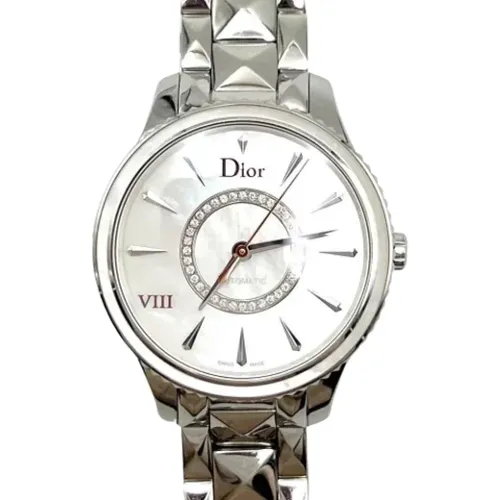 Pre-owned Stainless Steel watches , female, Sizes: ONE SIZE - Dior Vintage - Modalova