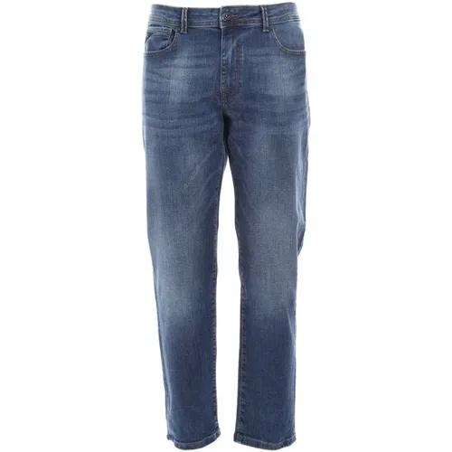 Denim Jeans with Clean Lines and Medium Wash , male, Sizes: W40, W28, W30 - YES ZEE - Modalova