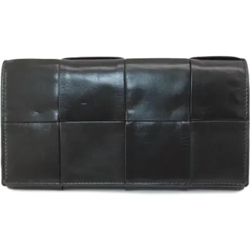 Pre-owned Leather wallets , female, Sizes: ONE SIZE - Bottega Veneta Vintage - Modalova