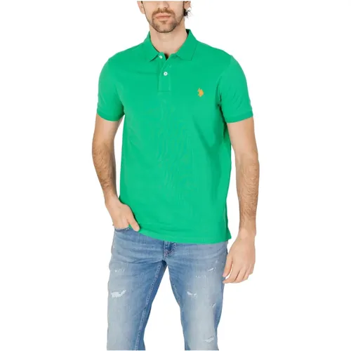 Kurzarm Polo Shirt , Herren, Größe: L - U.S. Polo Assn. - Modalova