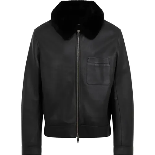 Luxurious Leather Jacket Aw24 , male, Sizes: XL - Yves Salomon - Modalova