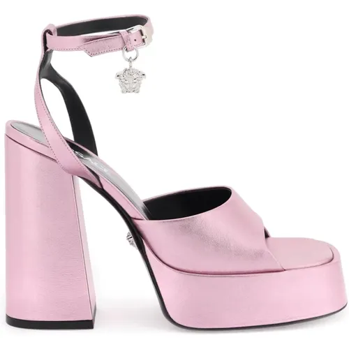 High Heel Sandalen , Damen, Größe: 40 EU - Versace - Modalova