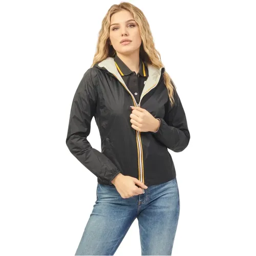 Reversible Packable Slim Fit Coat , female, Sizes: 2XL, XS, L - K-way - Modalova