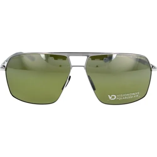 Iconic Sunglasses with Polarized Lenses , male, Sizes: 65 MM - Porsche Design - Modalova