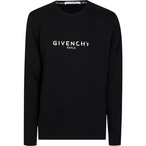 Vintage Signature Broken Logo Sweatshirt , male, Sizes: S, XL - Givenchy - Modalova