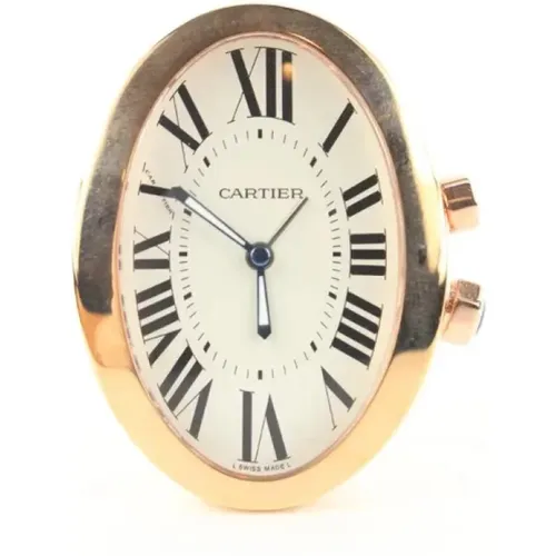 Pre-owned Stainless Steel watches , female, Sizes: ONE SIZE - Cartier Vintage - Modalova