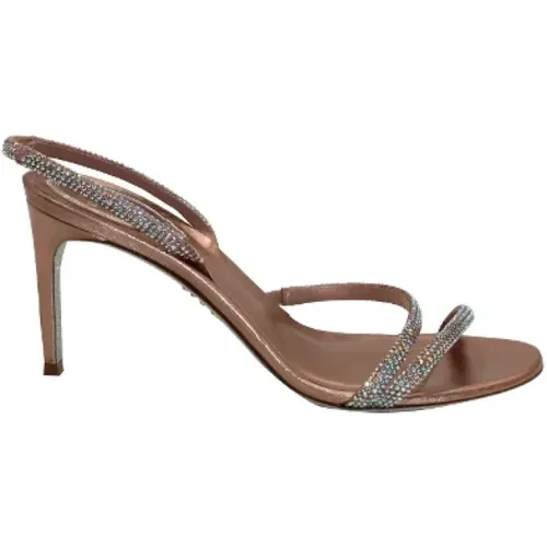 Pre-owned Leather heels , female, Sizes: 3 1/2 UK - René Caovilla Pre-owned - Modalova