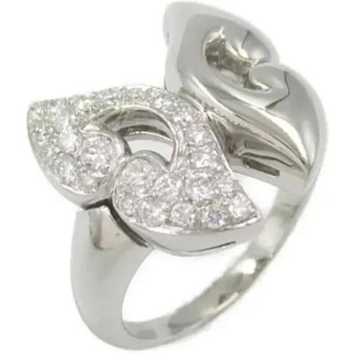 Pre-owned Platinum rings , female, Sizes: ONE SIZE - Bvlgari Vintage - Modalova