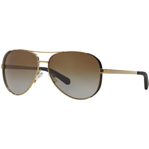 Chelsea Sonnenbrille Gold/Braun Gradient Polarisiert - Michael Kors - Modalova