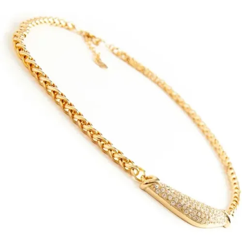 Pre-ownedYellow Goldnecklaces , female, Sizes: ONE SIZE - Dior Vintage - Modalova