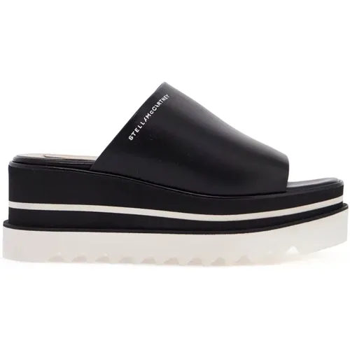 Platform clogs with logo band , female, Sizes: 6 UK, 3 UK, 4 UK, 5 UK, 7 UK - Stella Mccartney - Modalova