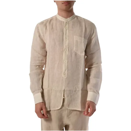 Korean Style Linen Shirt , male, Sizes: 2XL, M, L, XL - 120% lino - Modalova