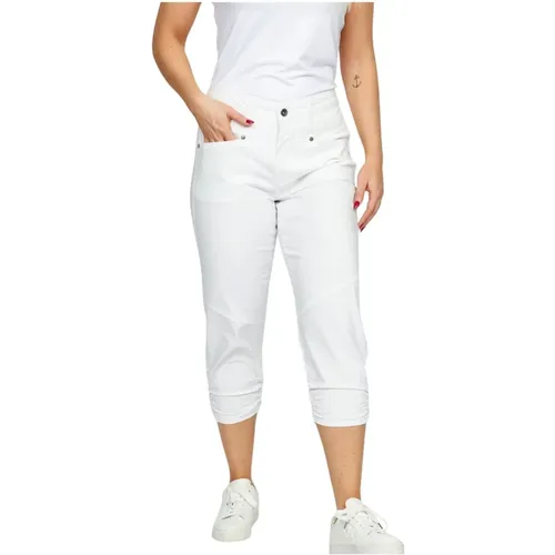 Cropped Pants with Ruched Bottom , female, Sizes: M, 2XL, XL, 3XL, L, S - 2-Biz - Modalova