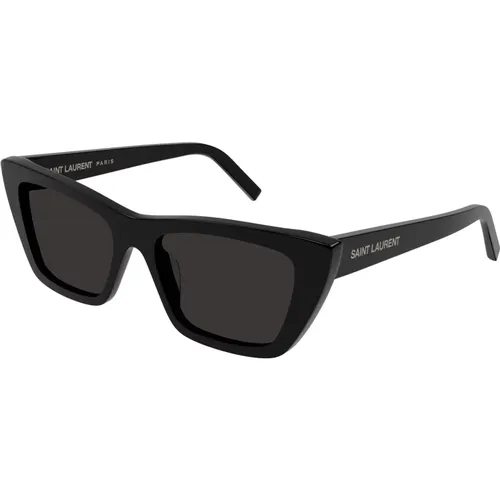 Mica-032 Sunglasses in /Grey , female, Sizes: 53 MM - Saint Laurent - Modalova