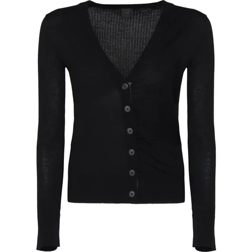 V-Neck Cardigan Sweater , female, Sizes: M, L, XS, S - pinko - Modalova