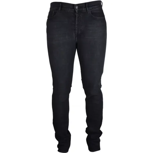 Schwarze Stretch-Baumwoll-Slim-Fit-Jeans , Herren, Größe: W29 - Givenchy - Modalova