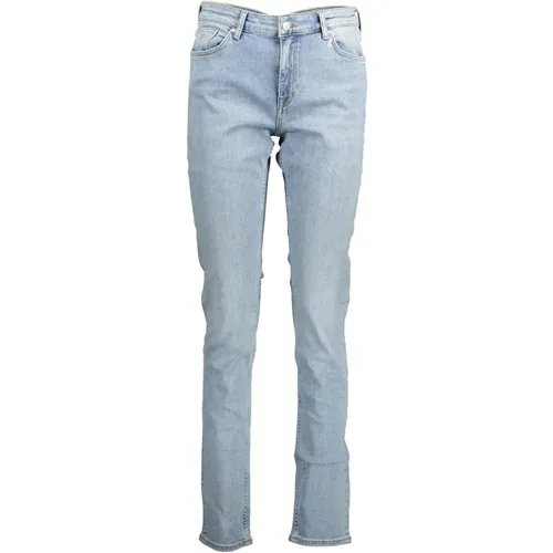 Slim Fit Cotton Jeans , male, Sizes: W27 L34, W28 L34, W29 L34 - Gant - Modalova