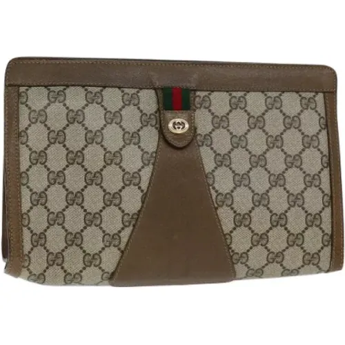 Pre-owned Canvas clutches , female, Sizes: ONE SIZE - Gucci Vintage - Modalova