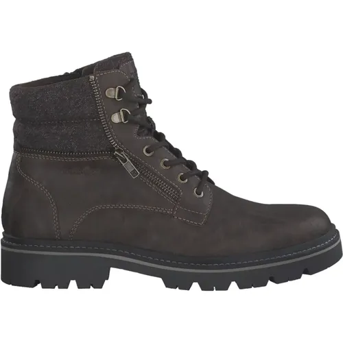 Dark Casual Ankle Boots , male, Sizes: 9 UK, 8 UK, 7 UK, 10 UK - s.Oliver - Modalova