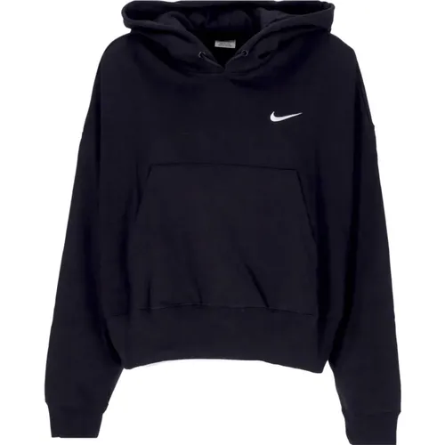 Oversized Hooded Sweatshirt /White , female, Sizes: L - Nike - Modalova