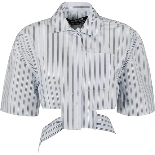 Short Bari Shirt , female, Sizes: XS, S, M - Jacquemus - Modalova