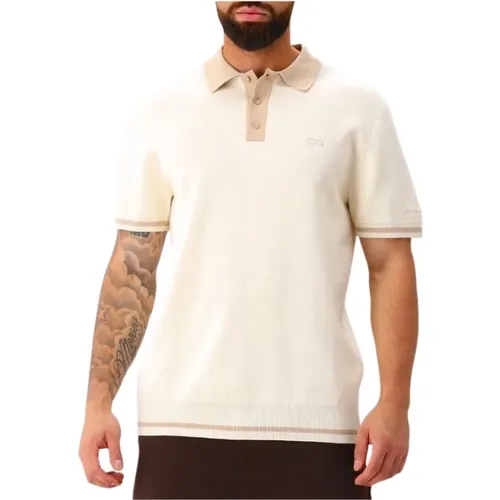 Braunes Gestricktes Poloshirt , Herren, Größe: XL - Filling Pieces - Modalova