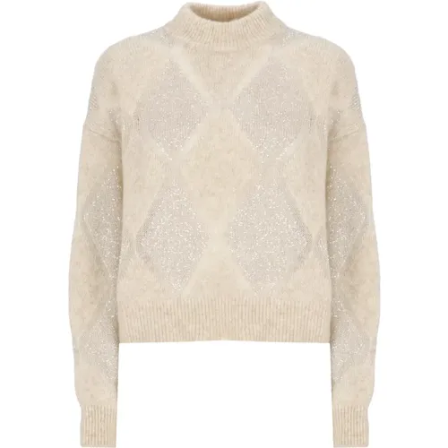 Sequin Wool Mohair Sweater Woman , female, Sizes: XS, M, L, S - BRUNELLO CUCINELLI - Modalova