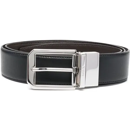 Stylish NTM Belt for Men , male, Sizes: 85 CM, 100 CM, 95 CM - Ermenegildo Zegna - Modalova