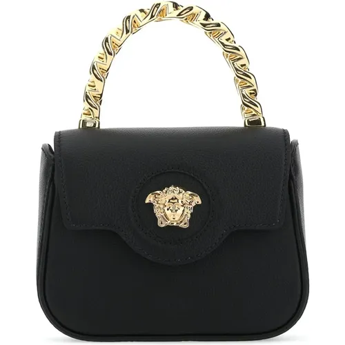 Mini Top Handle Leder Tasche - Versace - Modalova