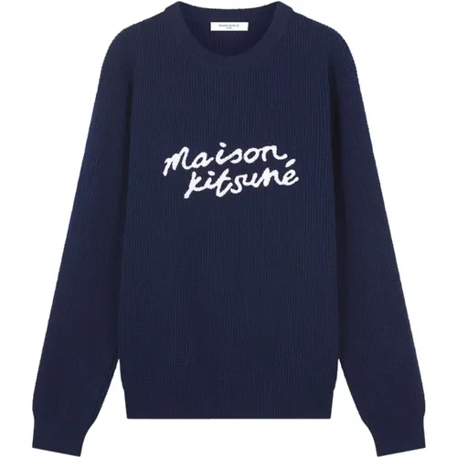 Stylish Knit Sweater , male, Sizes: S - Maison Kitsuné - Modalova