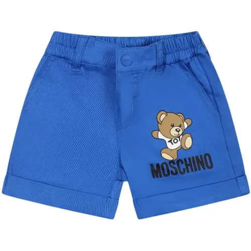 Blaue Sommer Shorts Moschino - Moschino - Modalova