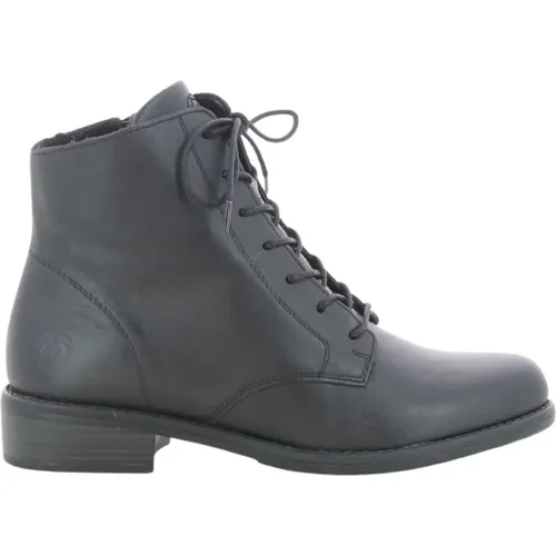 Schwarze Schnürstiefel für Frauen , Damen, Größe: 41 EU - Remonte - Modalova