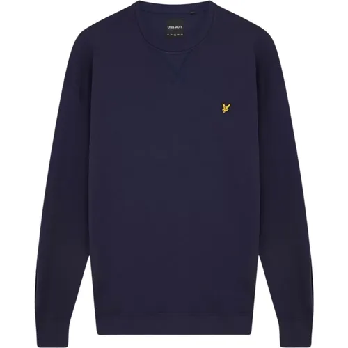 Classic Crew Neck Sweatshirt Navy , male, Sizes: XL, 2XL, S, L - Lyle & Scott - Modalova